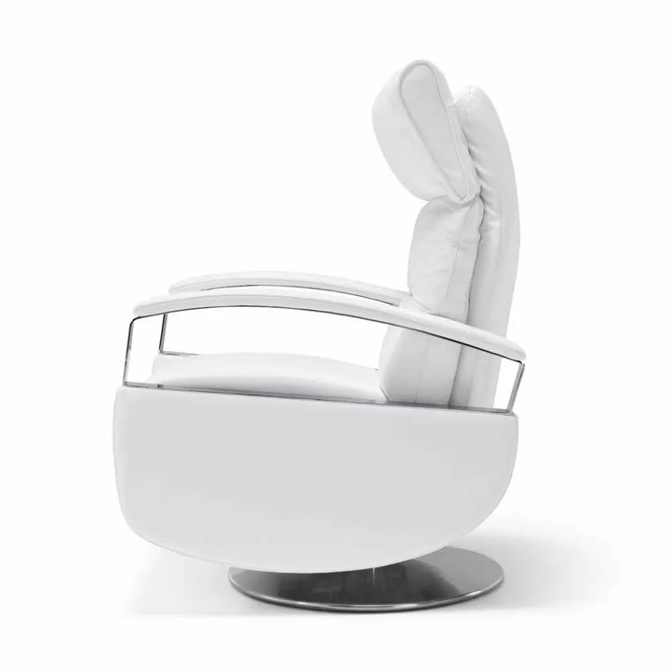 Poltrona giratória com 2 motores de design moderno feita na Itália Cassia Viadurini