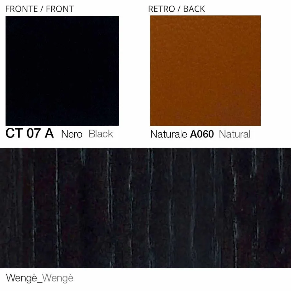 Poltrona giratória de couro com base de madeira Made in Italy - Butterfly Viadurini