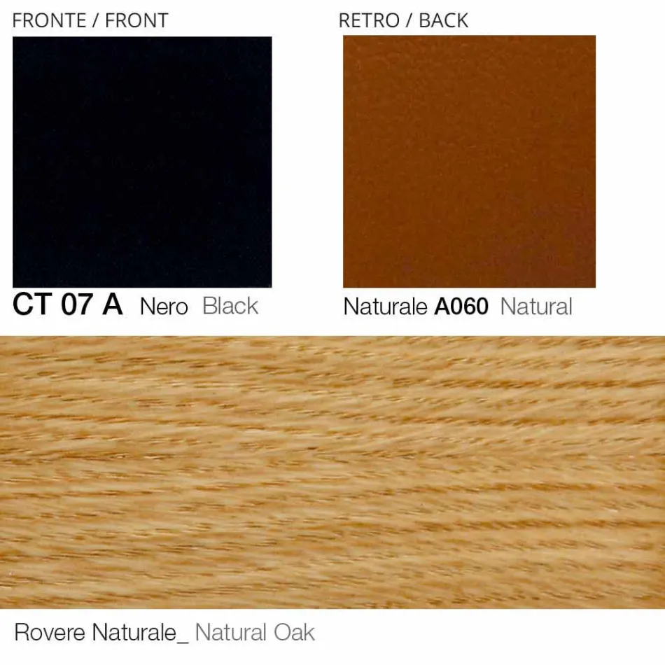 Poltrona giratória de couro com base de madeira Made in Italy - Butterfly Viadurini