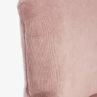 Poltrona em madeira de pinho e assento com efeito de veludo Coste 4 acabamentos - Molly Viadurini