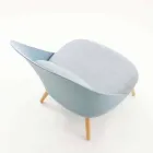 Poltrona em madeira, tecido e polipropileno moderno feito em Itália Perugia Viadurini