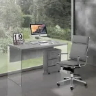 Poltrona de Couro Sintético em 3 Acabamentos Diferentes - Neon Viadurini