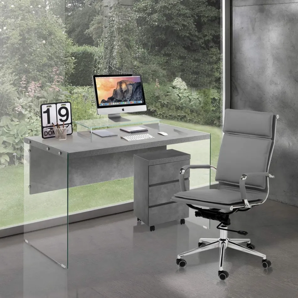 Poltrona de Couro Sintético em 3 Acabamentos Diferentes - Neon Viadurini