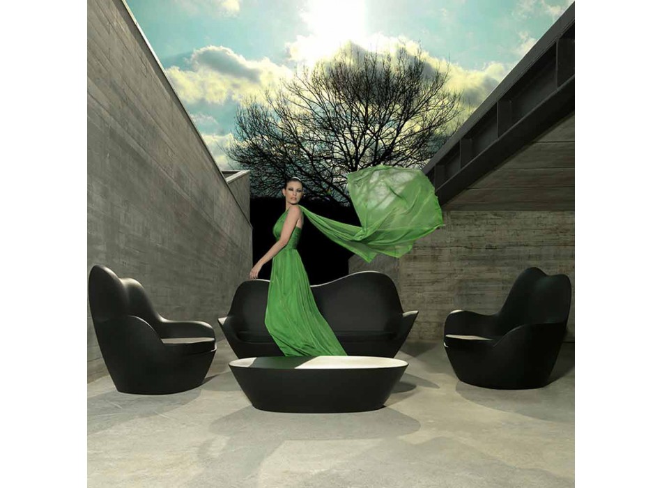Poltrona de polietileno para exterior Sabinas by Vondom, design moderno Viadurini