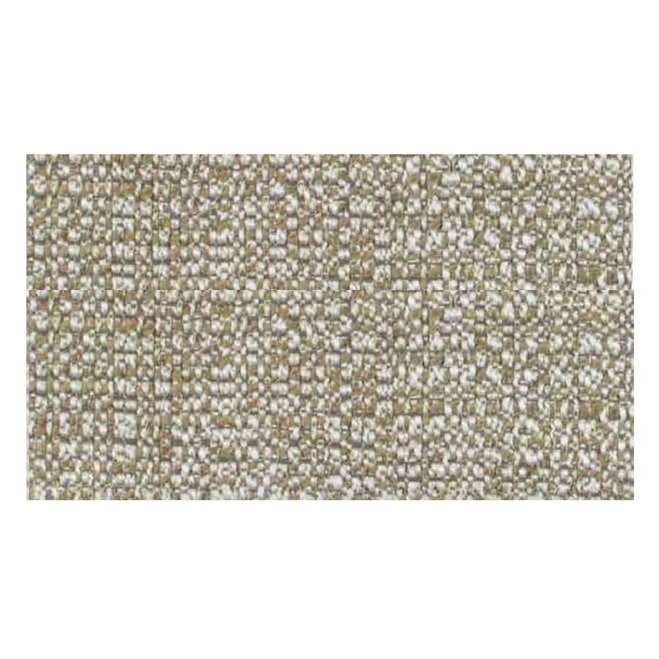 Poltrona de Tecido com Base Giratória em Metais Preciosos Made in Italy - Papaya Viadurini