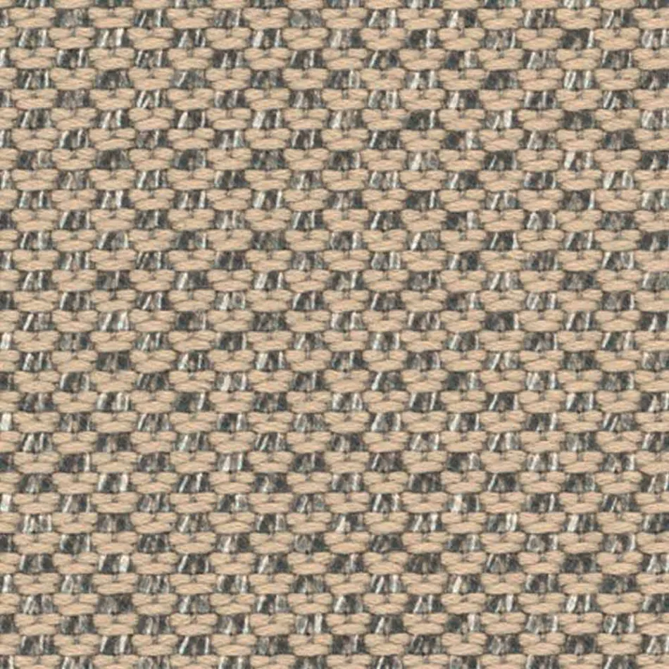 Poltrona estofada para sala de estar ao ar livre, em fibra sintética - Maat by Varaschin Viadurini