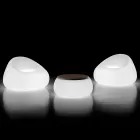 Poltrona Luminosa Exterior com Luz LED em Polietileno Fabricado na Itália - Ervin Viadurini