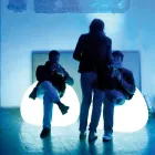 Poltrona Luminosa Exterior com Luz LED em Polietileno Fabricado na Itália - Ervin Viadurini