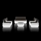 Poltrona Exterior Brilhante em Polietileno com Almofada Fabricada na Itália - Belida Viadurini