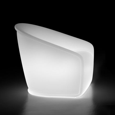 Poltrona Externa Luminosa em Polietileno com LED Fabricado na Itália - Julho Viadurini