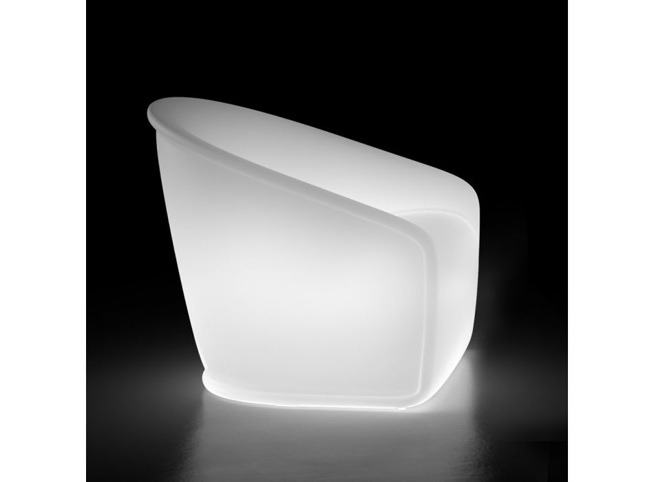 Poltrona Externa Luminosa em Polietileno com LED Fabricado na Itália - Julho Viadurini
