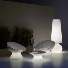 Poltrona Luminosa Exterior em Polietileno com Luz LED Made in Italy - Desmond Viadurini