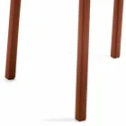 Poltrona feita na Itália coberta de couro Niles, design moderno Viadurini