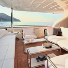 Poltrona de design moderno em aço e PVC preto ou branco para exteriores - Ontario 2 Viadurini