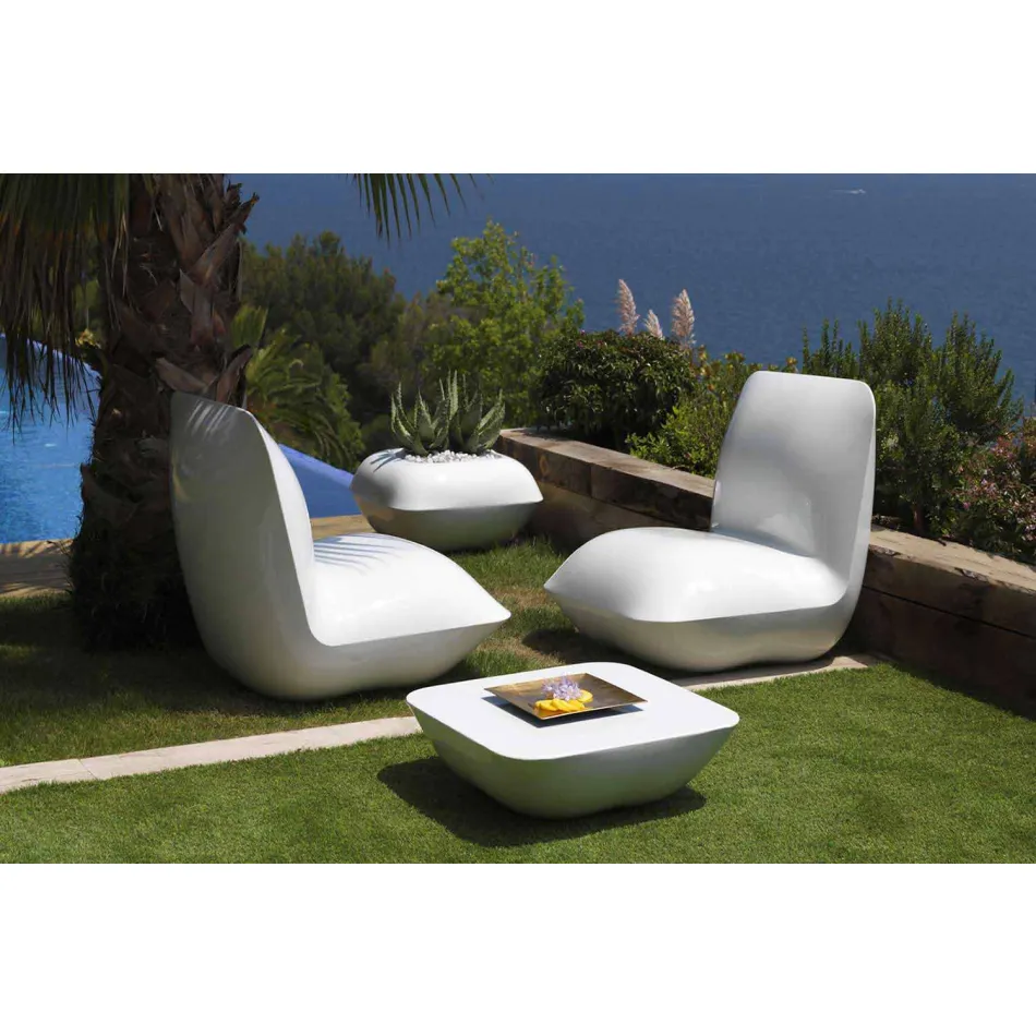 Poltrona de jardim de polietileno Pillow by Vondom, design moderno Viadurini