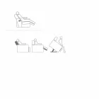 Poltrona relaxante design rosa com 2 motores, feita na Itália Viadurini