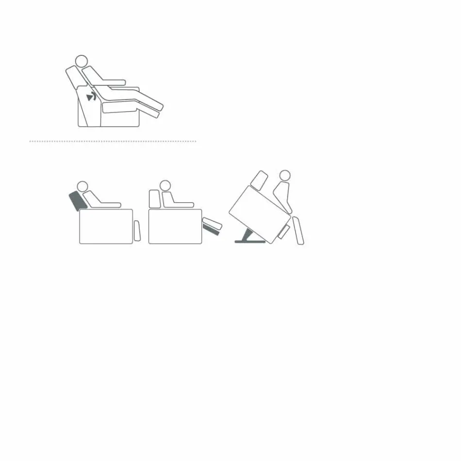 Poltrona relaxante design rosa com 2 motores, feita na Itália Viadurini