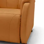 Poltrona relaxante design rosa com 2 motores, feita na Itália Viadurini