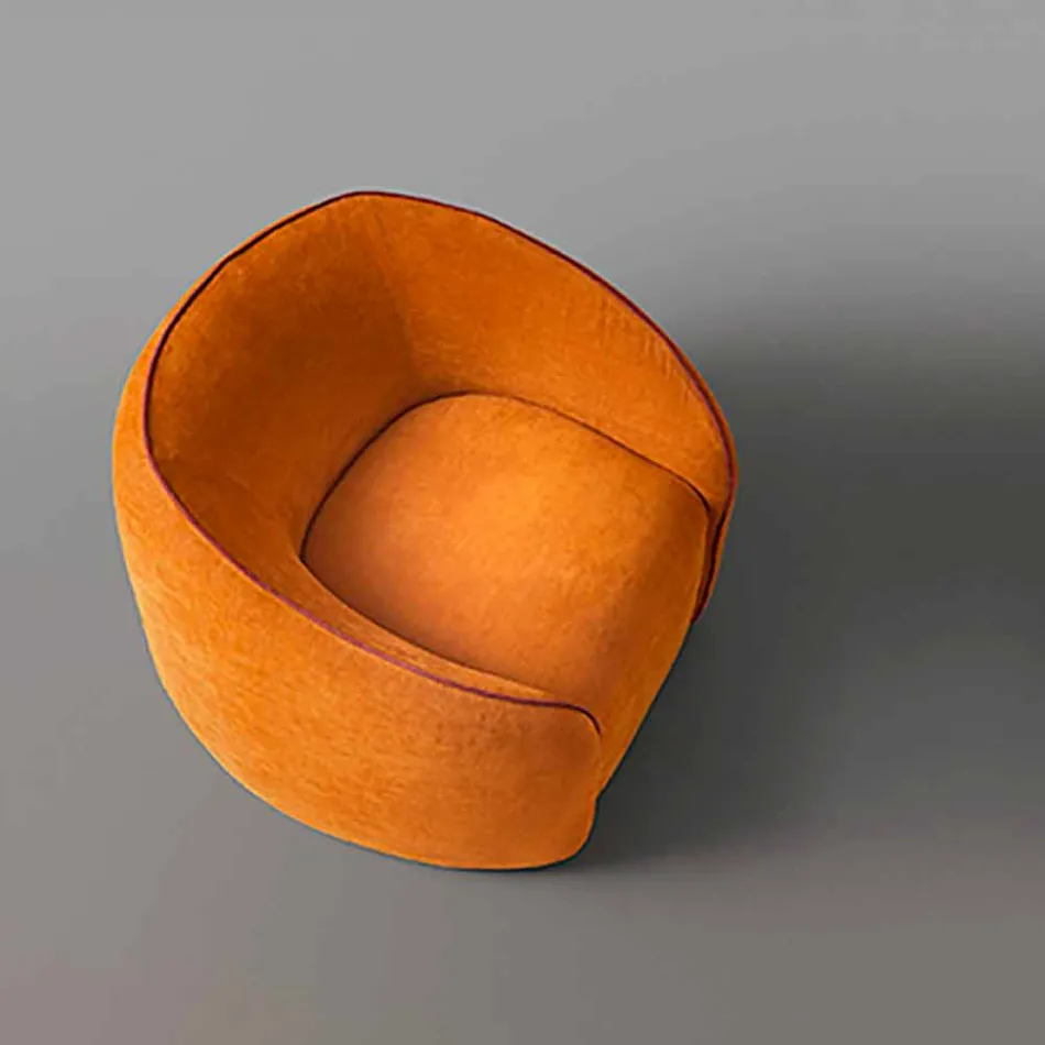 Poltrona Relax Design Moderno Feito na Itália em Tecido Colorido - Baloo Viadurini