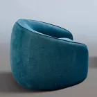 Poltrona Relax Design Moderno Feito na Itália em Tecido Colorido - Baloo Viadurini