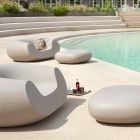 Poltrona redonda colorida Slide Design moderno rechonchudo feito na Itália Viadurini