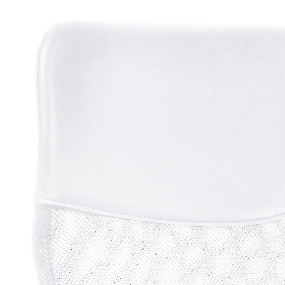 Cadeira de escritório Apoio de braço e cabeça em tecido de malha e aço - Cerreto Viadurini