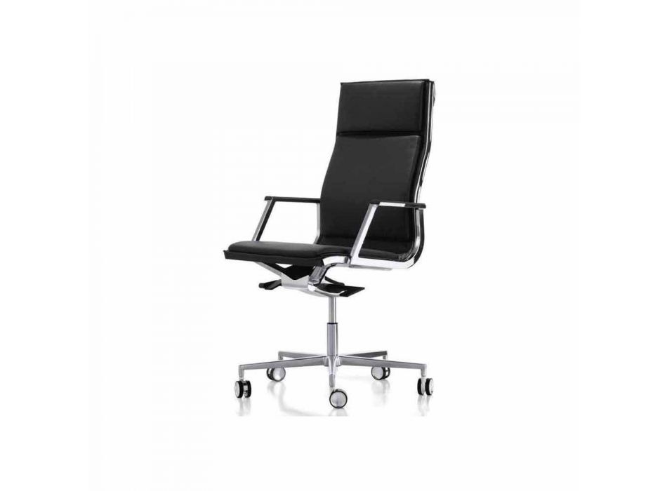 Design ergonômico para cadeira de escritório com braços Nulite Viadurini