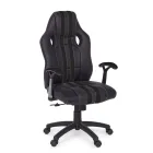 Poltrona giratória reclinável de escritório em couro ecológico e nylon 2 cores - Saronno Viadurini