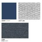 Poltrona ao ar livre com almofada de assento feita na Itália - Noss por Varaschin Viadurini