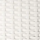 Cadeira de Área Externa Empilhável em Alumínio Revestido em Vime - Bruma Viadurini