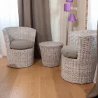 Poltrona de jardim em Kubù Almofada de assento incluída - Calsifer Viadurini