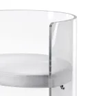 Poltrona elegante em plexiglass transparente, fabricada na Itália - Rachele Viadurini