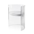Poltrona elegante em plexiglass transparente, fabricada na Itália - Rachele