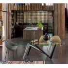 Poltrona e assento de metal em tecido reciclado Made in Italy - Sage Viadurini