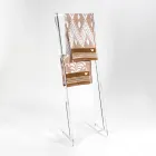 Porta-toalhas de plexiglass PMMA fabricado na Itália - Tarzan Viadurini