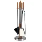 Porta-ferramentas com 4 acessórios em metal ou aço Fabricado na Itália - Papaya Viadurini