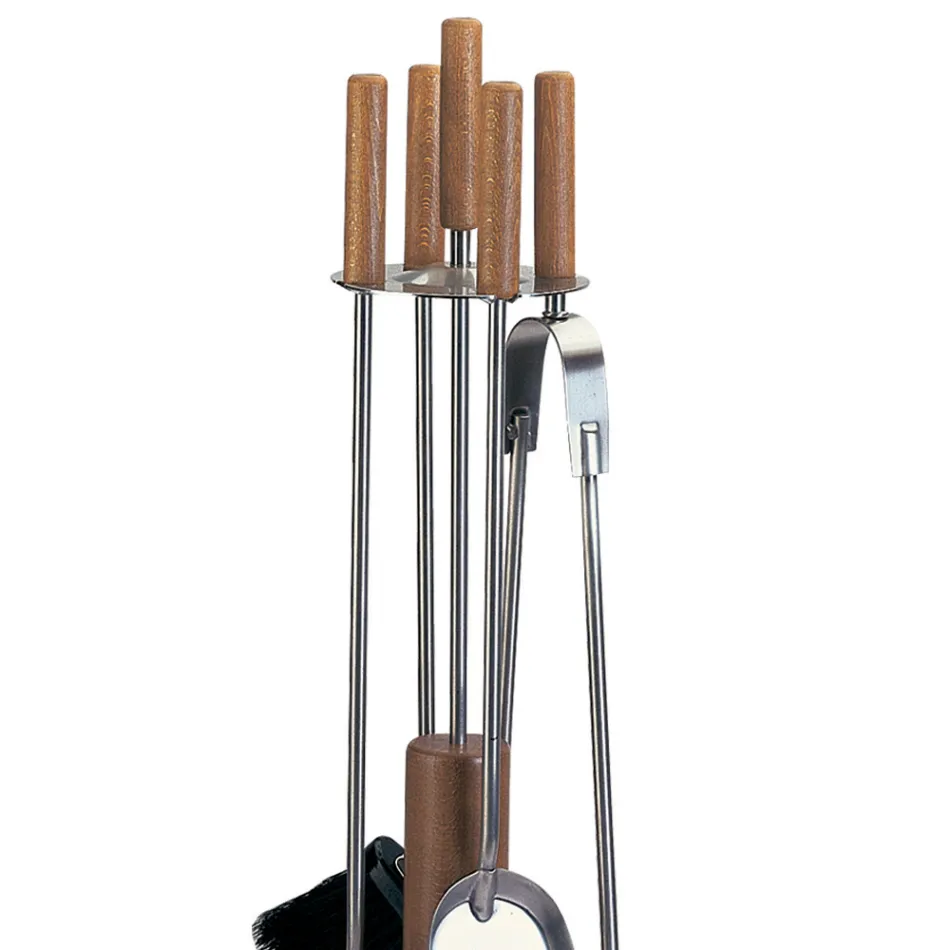 Porta-ferramentas com 4 acessórios em metal ou aço Fabricado na Itália - Papaya Viadurini