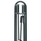 Porta-ferramentas com 4 ferramentas para lareira Made in Italy - Licaone Viadurini