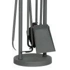 Porta-ferramentas com 4 ferramentas para lareira Made in Italy - Licaone Viadurini