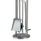 Porta-ferramentas com 4 ferramentas para lareira Made in Italy - Licaone Viadurini