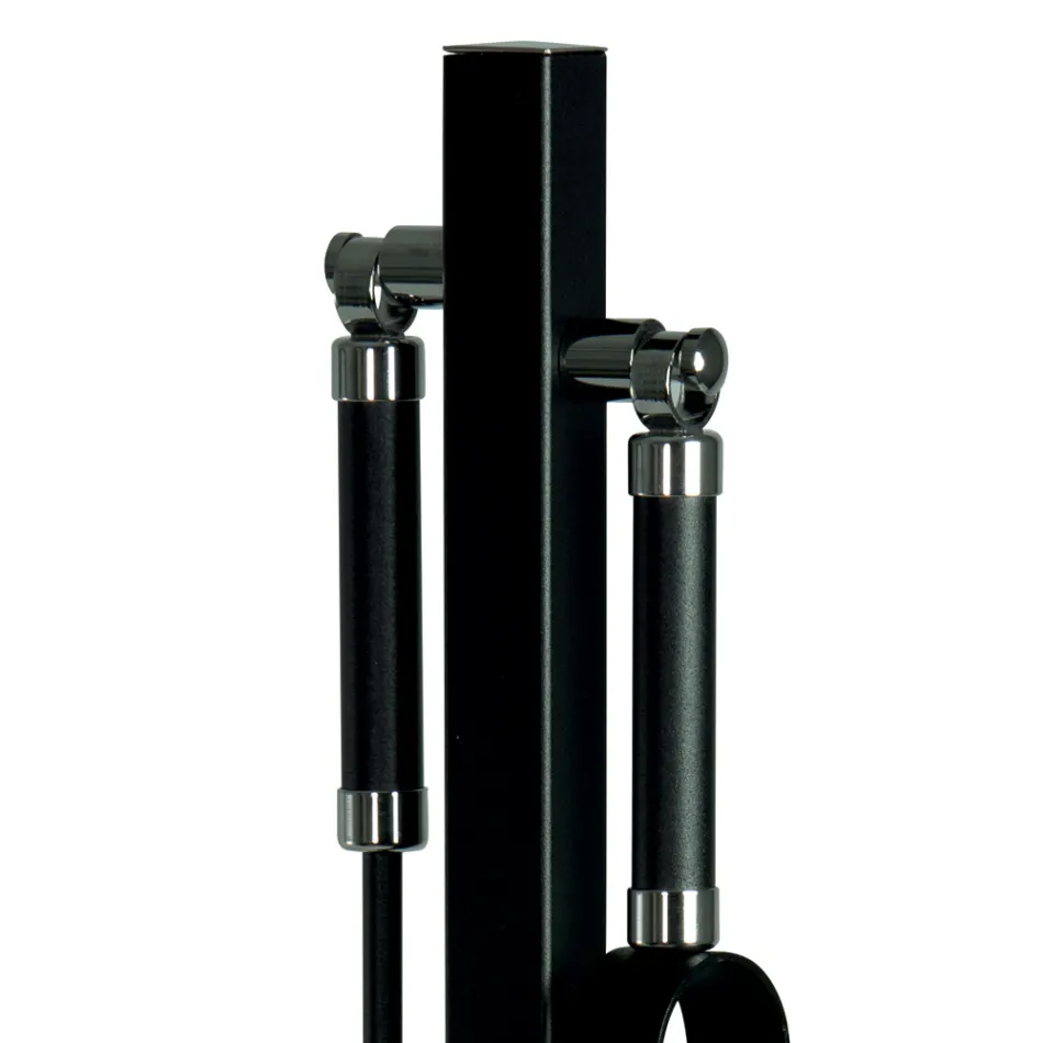 Porta-ferramentas com gancho e braçadeira em metal ou aço fabricado na Itália - Samovar Viadurini