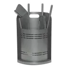 Porta-Ferramentas Fixo com 4 Ferramentas para Lareira Fabricado na Itália - Bonsai Viadurini