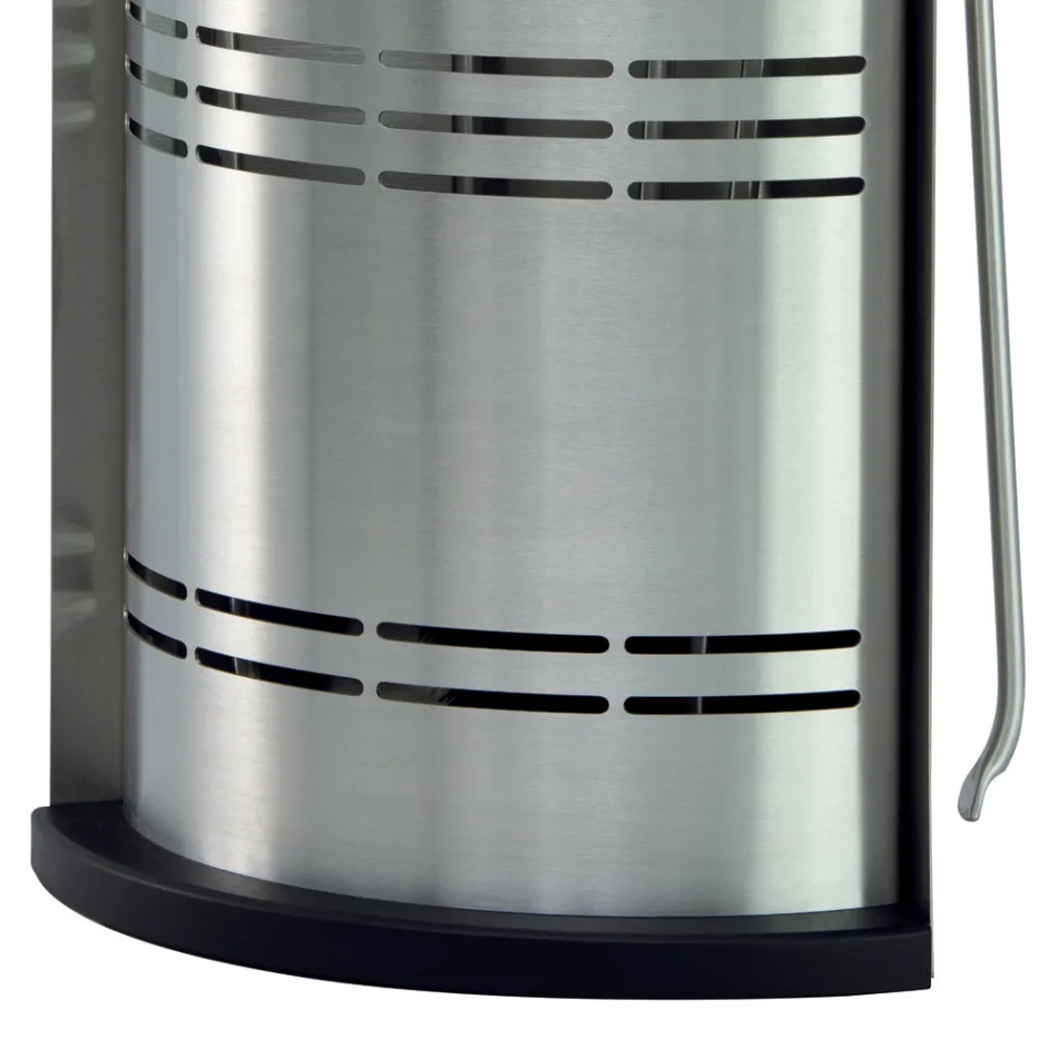 Porta-Ferramentas Fixo com 4 Ferramentas para Lareira Fabricado na Itália - Bonsai Viadurini