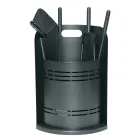 Porta-Ferramentas Fixo com 4 Ferramentas para Lareira Fabricado na Itália - Bonsai Viadurini