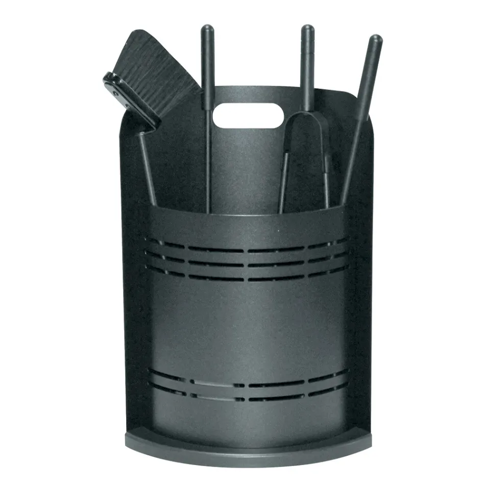 Porta-Ferramentas Fixo com 4 Ferramentas para Lareira Fabricado na Itália - Bonsai Viadurini