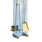 Porta-ferramentas de cristal temperado com 4 acessórios fabricados na Itália - Zebra Viadurini