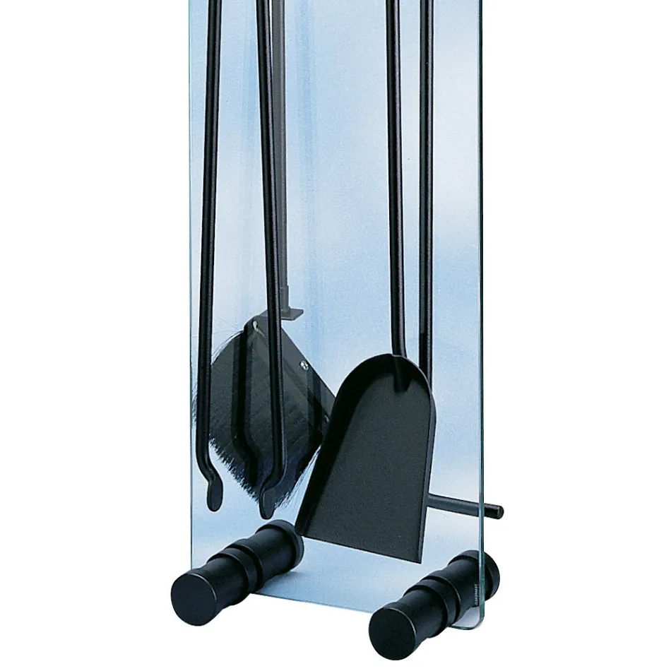 Porta-ferramentas de cristal temperado com 4 acessórios fabricados na Itália - Zebra Viadurini