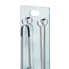 Porta-ferramentas de cristal temperado com 4 acessórios fabricados na Itália - Zebra Viadurini