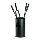 Porta-ferramentas de metal com 4 acessórios e chama fabricado na Itália - Fakir Viadurini