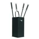 Porta-ferramentas quadrado de metal e 4 acessórios fabricados na Itália - Iena Viadurini